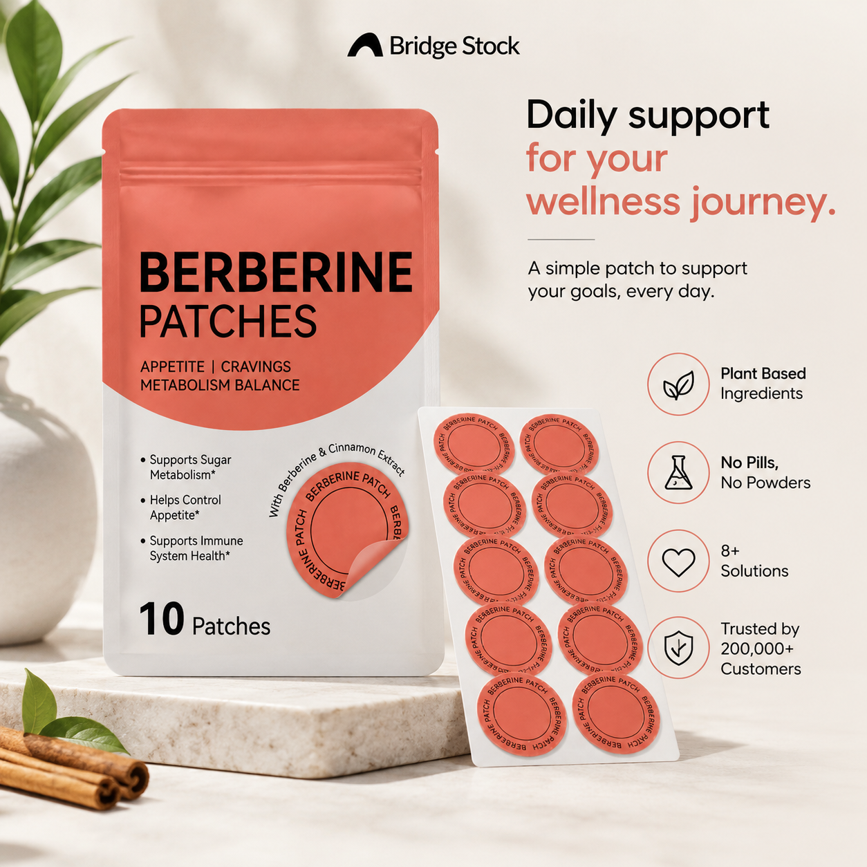 Berberine Patch – Daily Craving Support