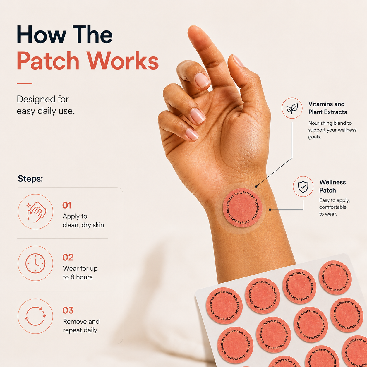 Berberine Patch – Daily Craving Support