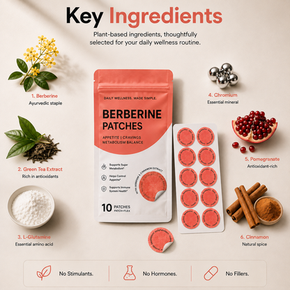 Berberine Patch – Daily Craving Support